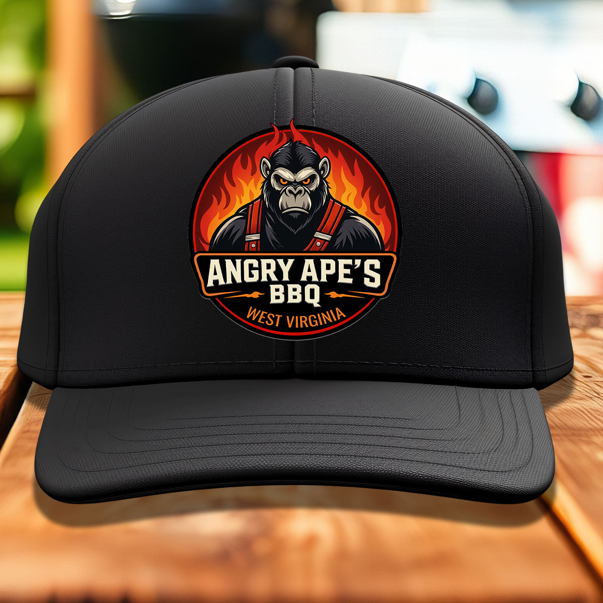 Angry Apes BBQ Hat