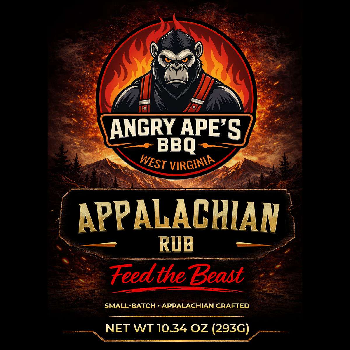 Angry Apes Appalachian Rub